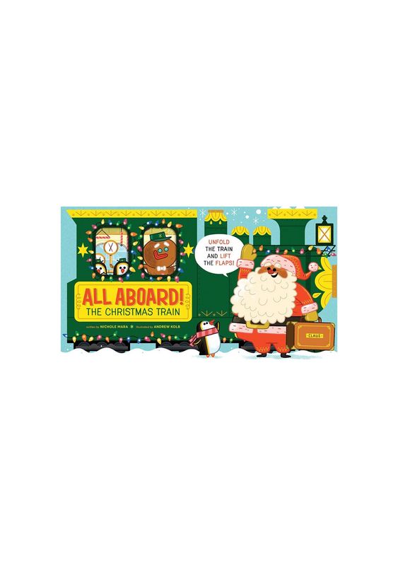 All Aboard The Christmas Train Board Book