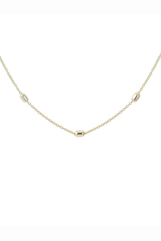 Everyday Beaded Layering Gold Necklace