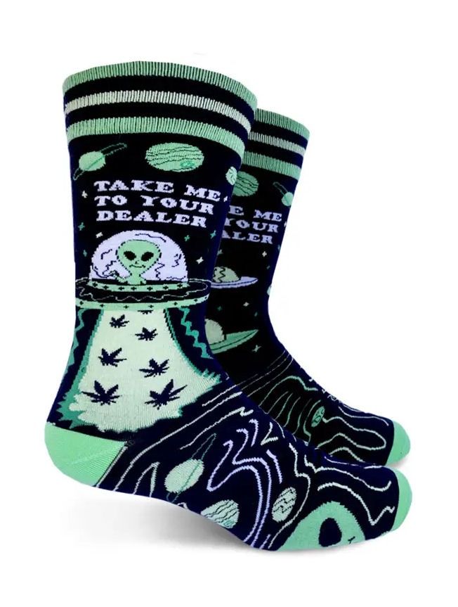 Take Me To Your Dealer Men&#39;s Crew Socks