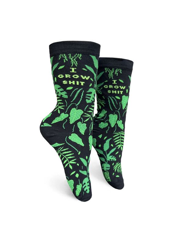 I Grow Shit Women&#39;s Crew Socks