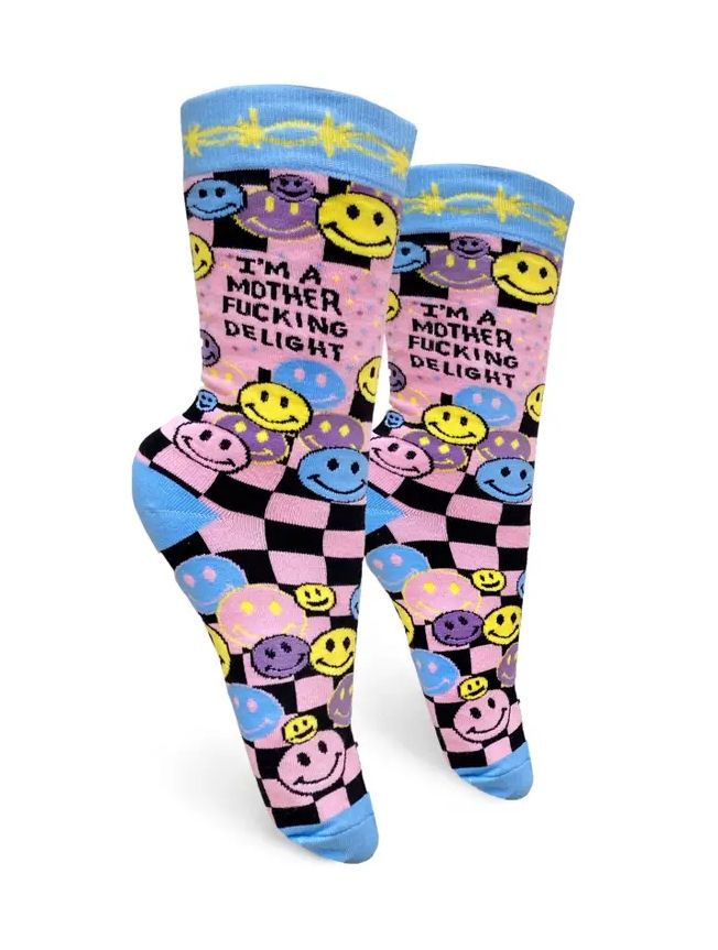 I&#39;m A Mother Fucking Delight Women&#39;s Crew Socks