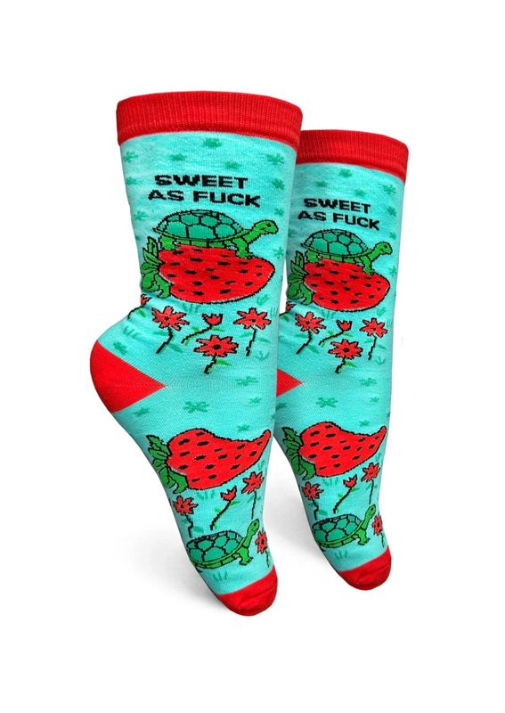 Sweet As Fuck Women&#39;s Crew Socks
