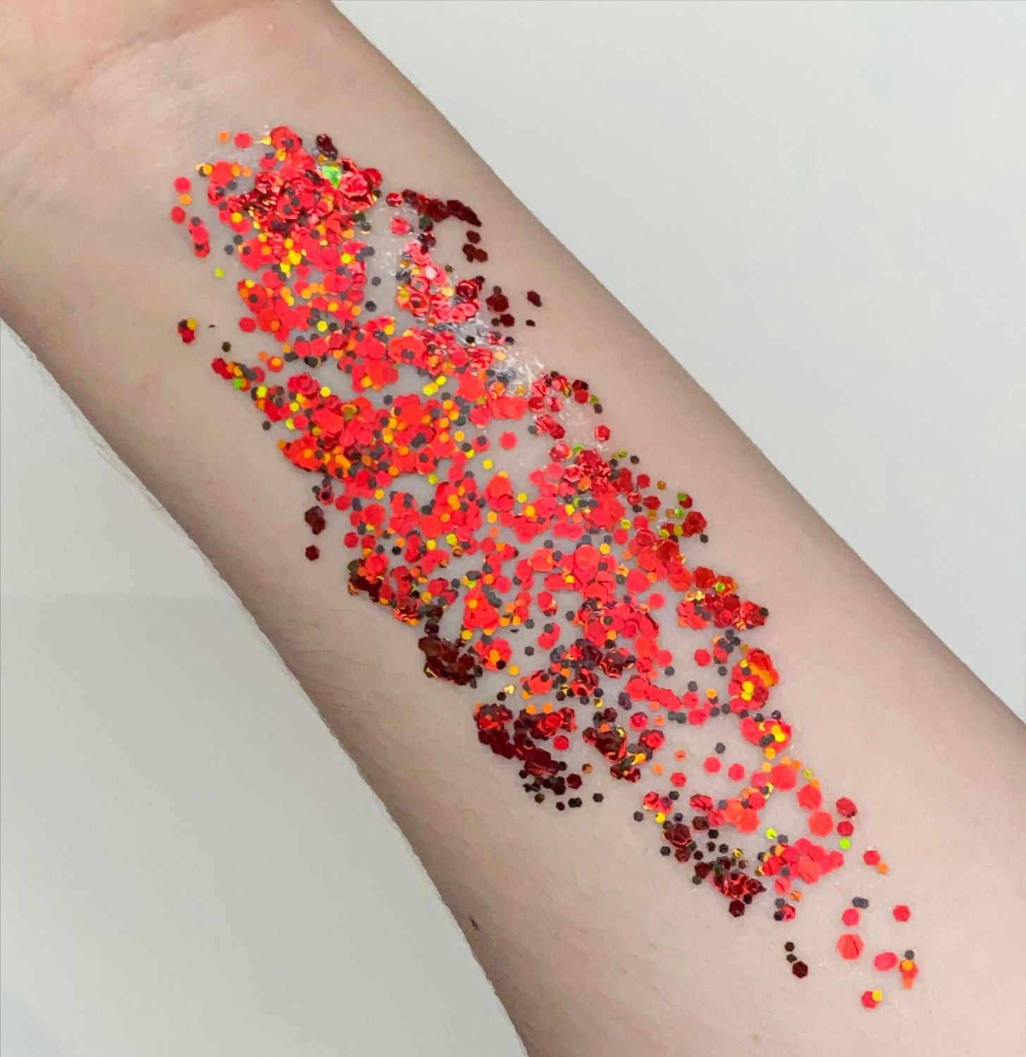 Drop Dead Red Pixie Paint Body Glitter