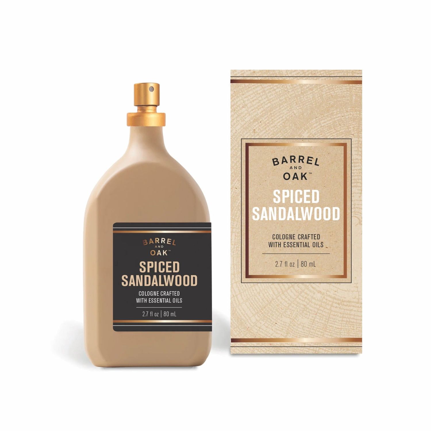 Barrel And Oak Spiced Sandalwood Cologne