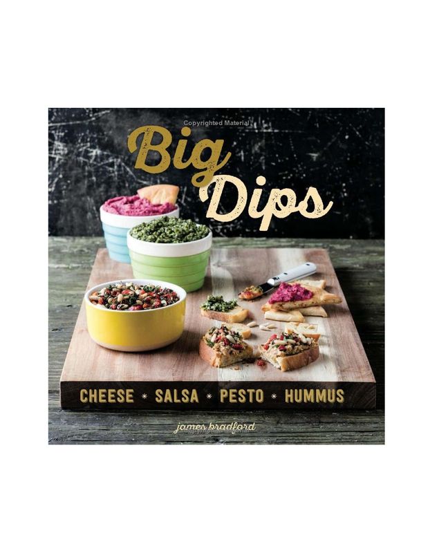 Big Dips Cheese, Salsa, Pesto, Hummus Hardcover Cookbook