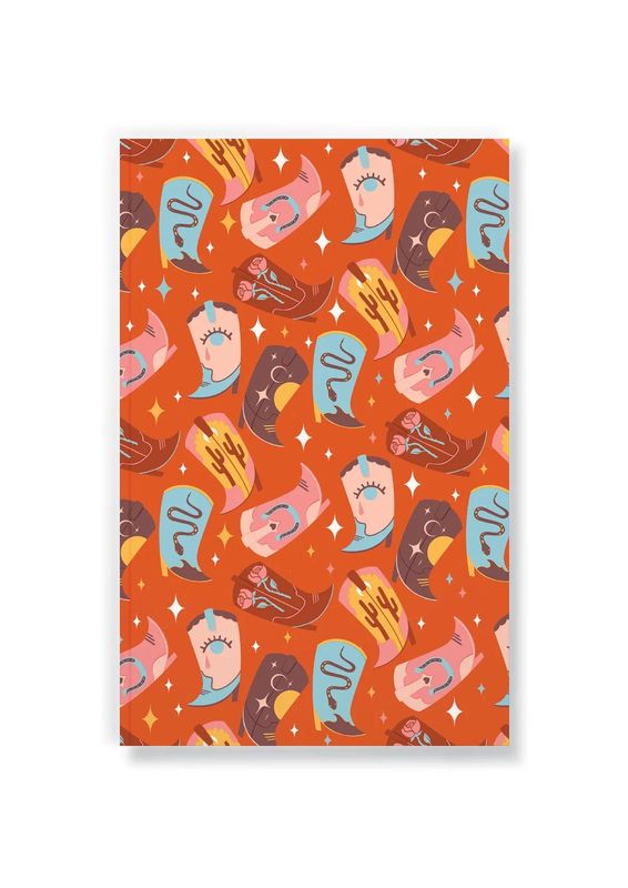 Cute Boots Lined Notebook