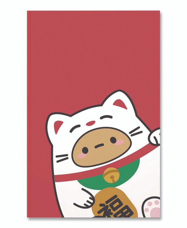 Tayto Lucky Cat Layflat Lined Notebook