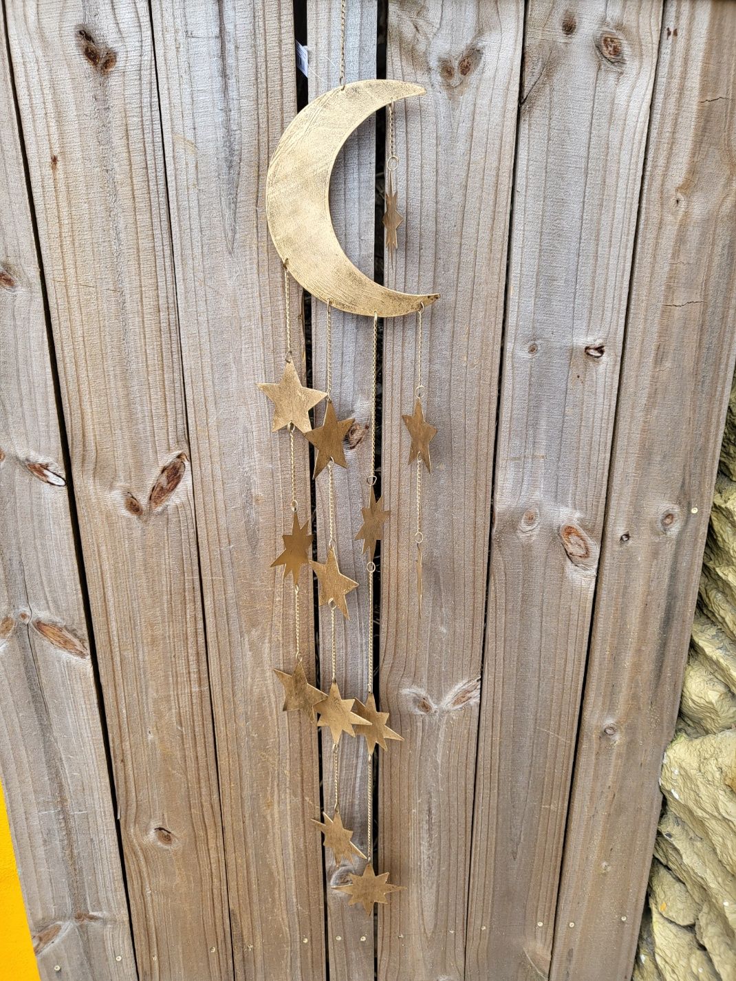 Moon And Falling Stars Celestial Wind Chime