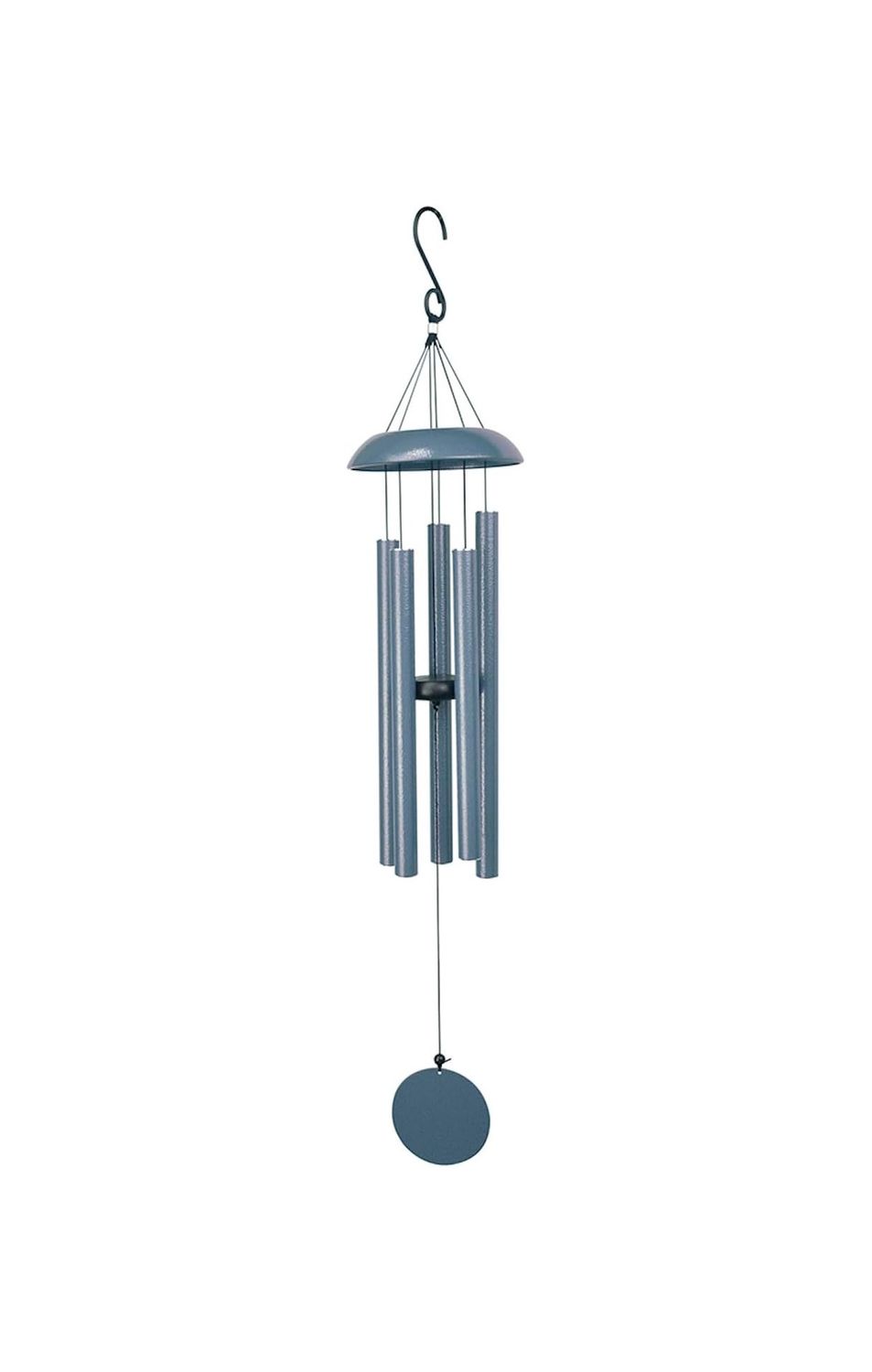 Steel Blue Tuned Metal Canopy Wind Chime 36”