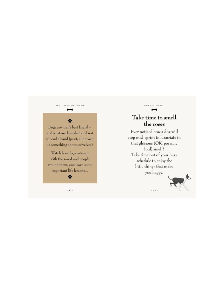 The Little Book Of Dogs Hardcover Book