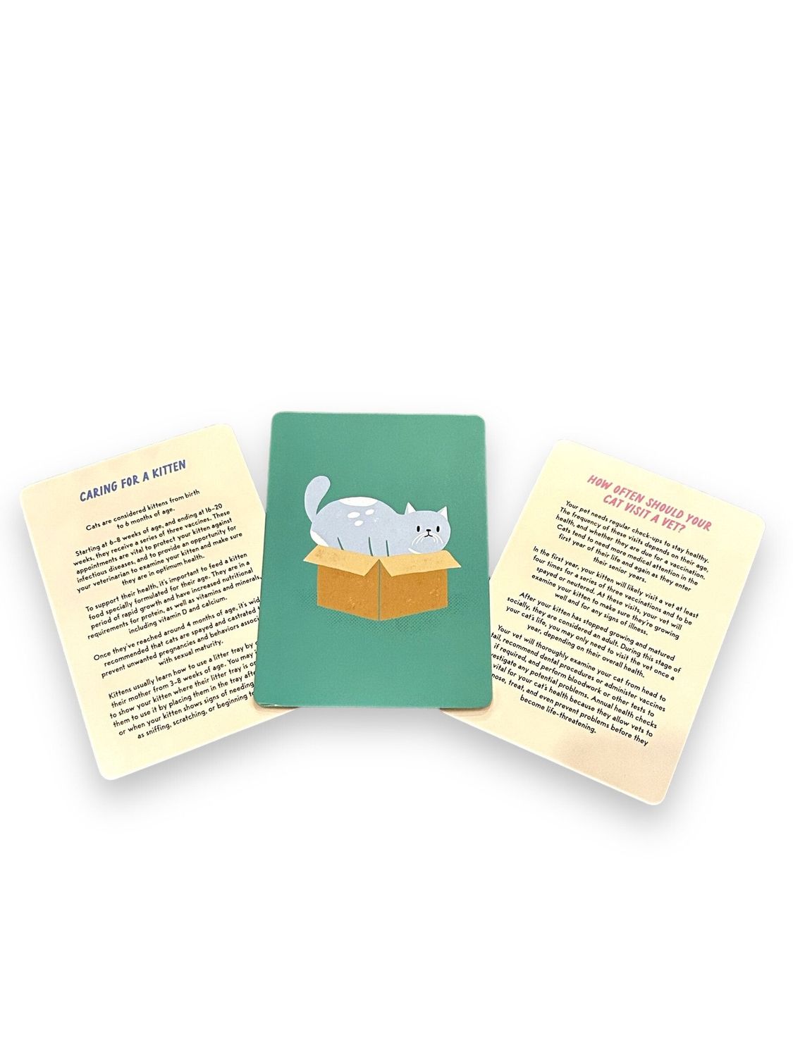 Coaching Cards For New Cat Parents