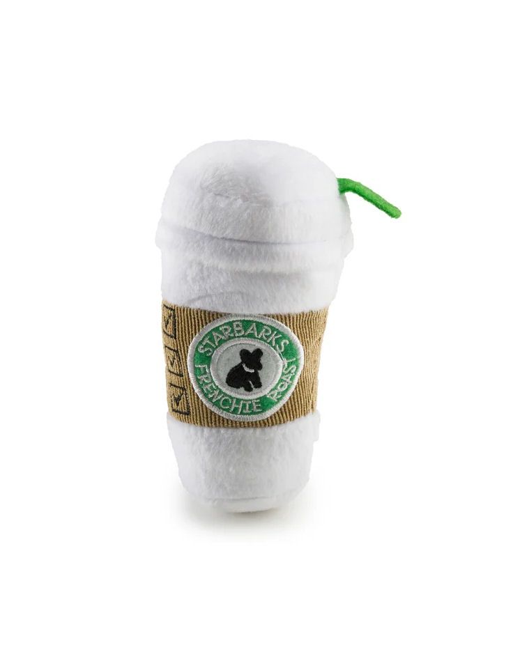 Starbarks Coffee Cup With Lid XL Squeaky Dog Toy