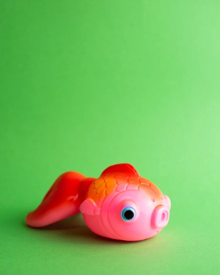 Kodama Sangyo Pink And Red Fish Toy