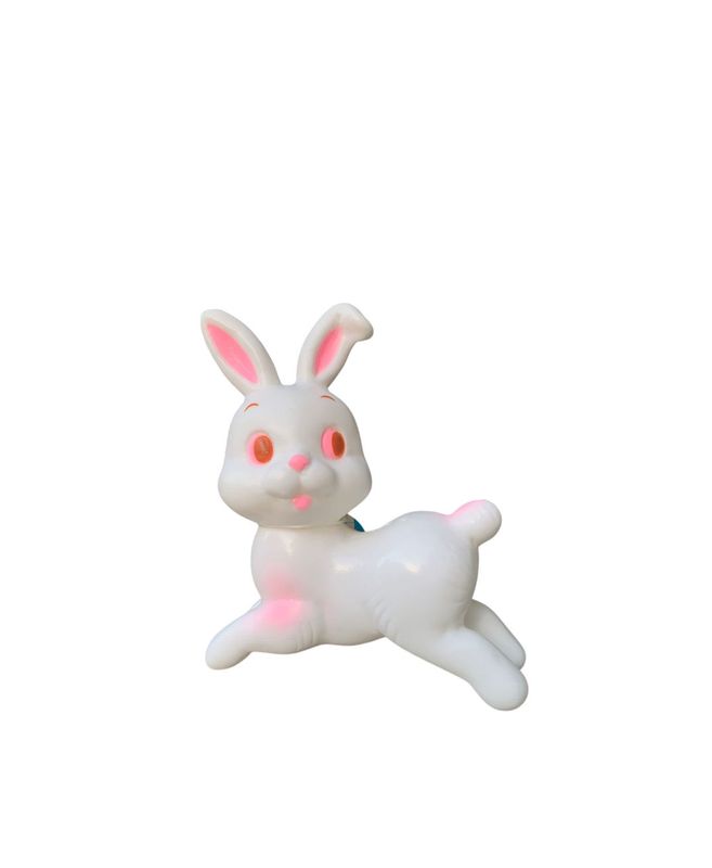 Kodama Sangyo White Bunny Rabbit Toy