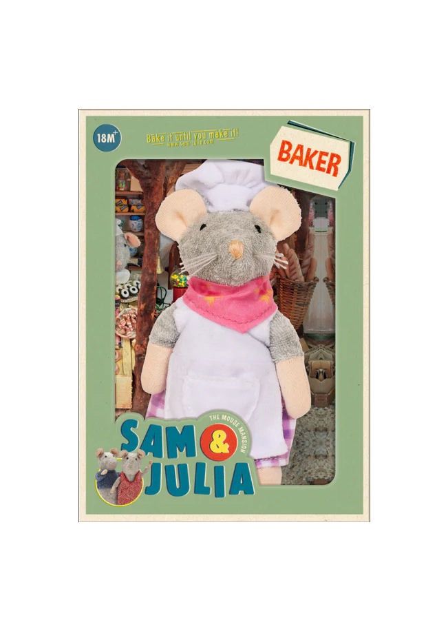 Sam And Julia The Baker Stuffed Mouse
