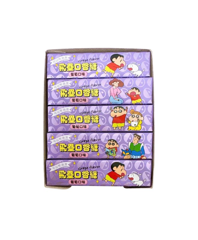Grape Flavor Crayon Shinchan Bubble Gum