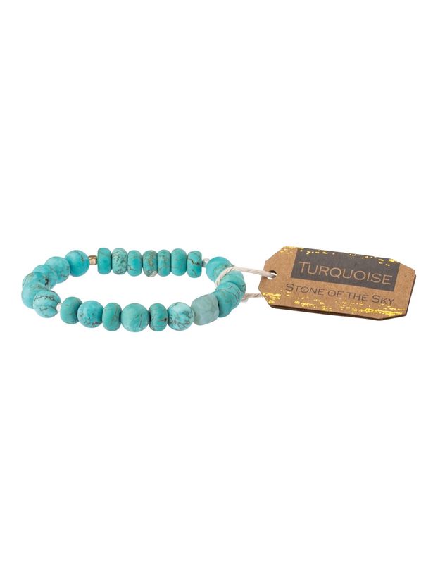Turquoise Stone Of The Sky Stack Bracelet