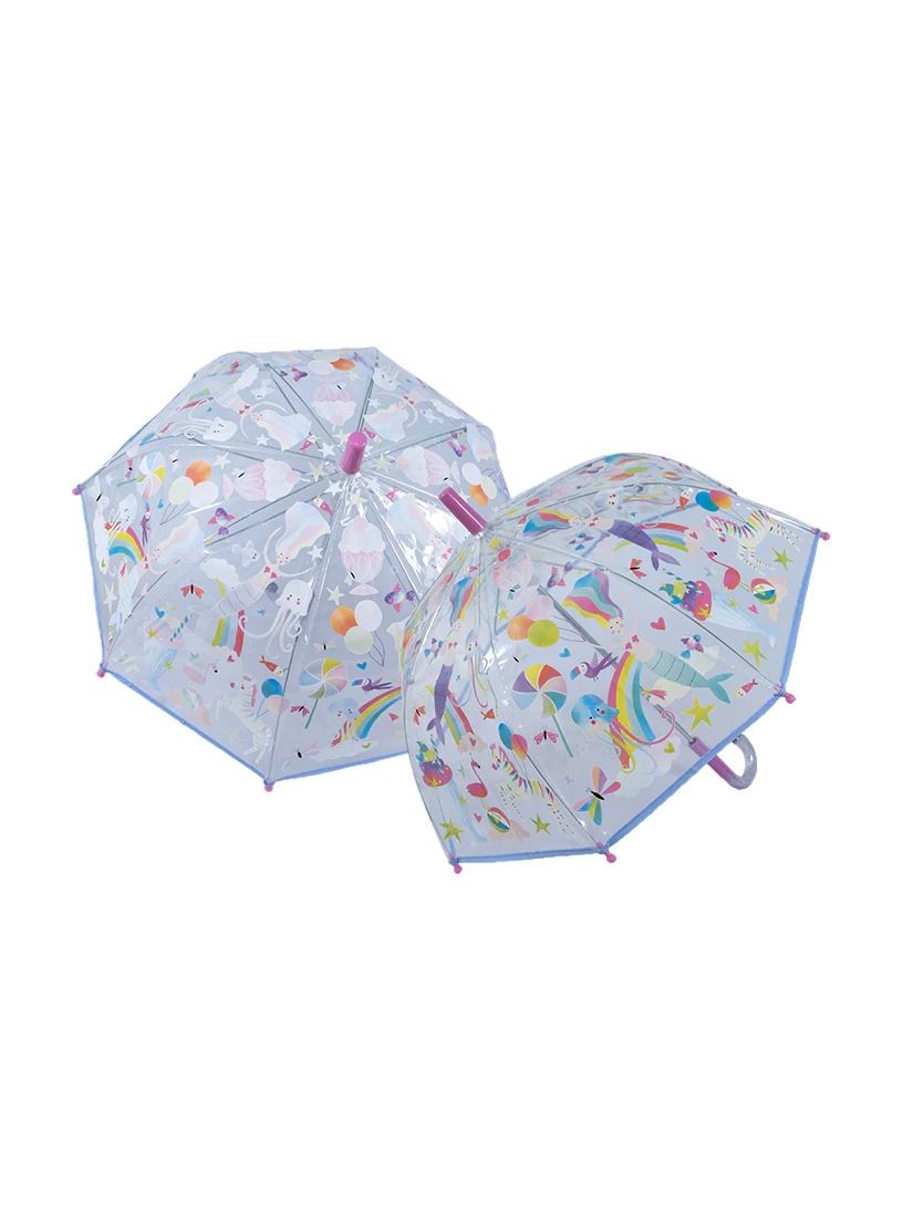 Transparent Fantasy Color Changing Kid&#39;s Umbrella