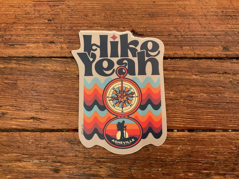 Hike Yeah Asheville Sticker