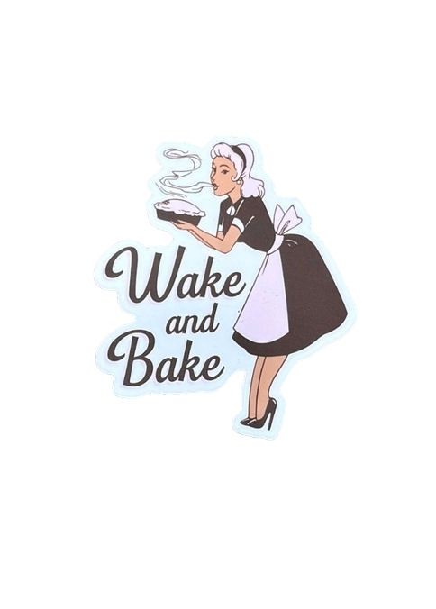 Wake And Bake Sticker
