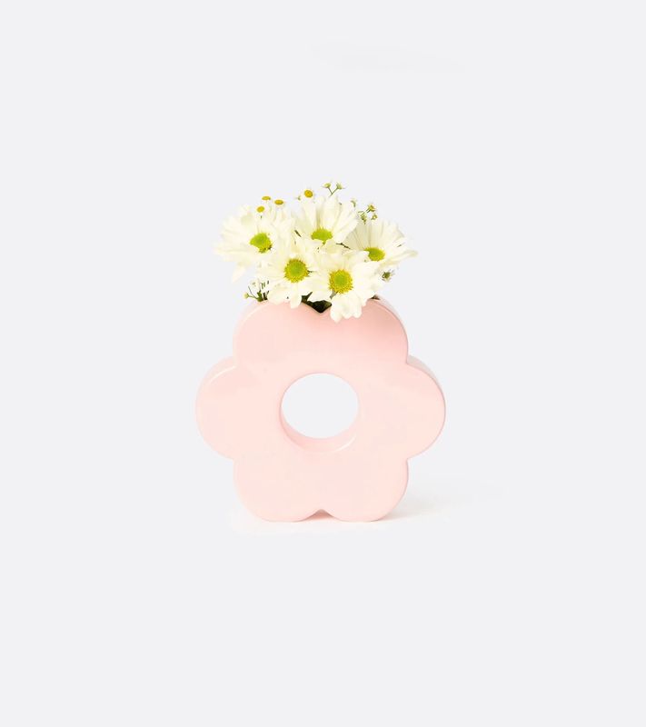 Pink Daisy Vase