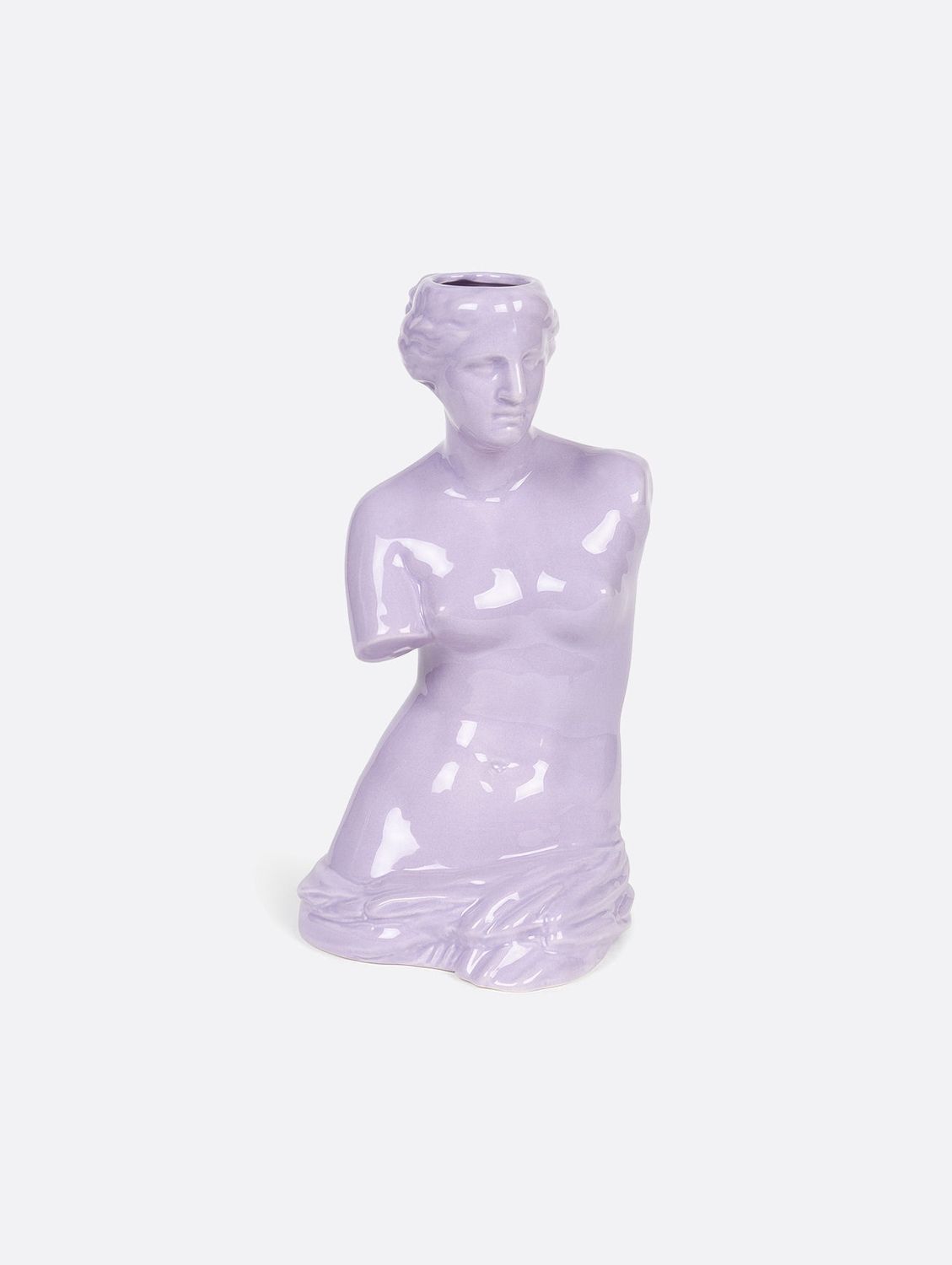 Lilac Purple Venus Body Vase