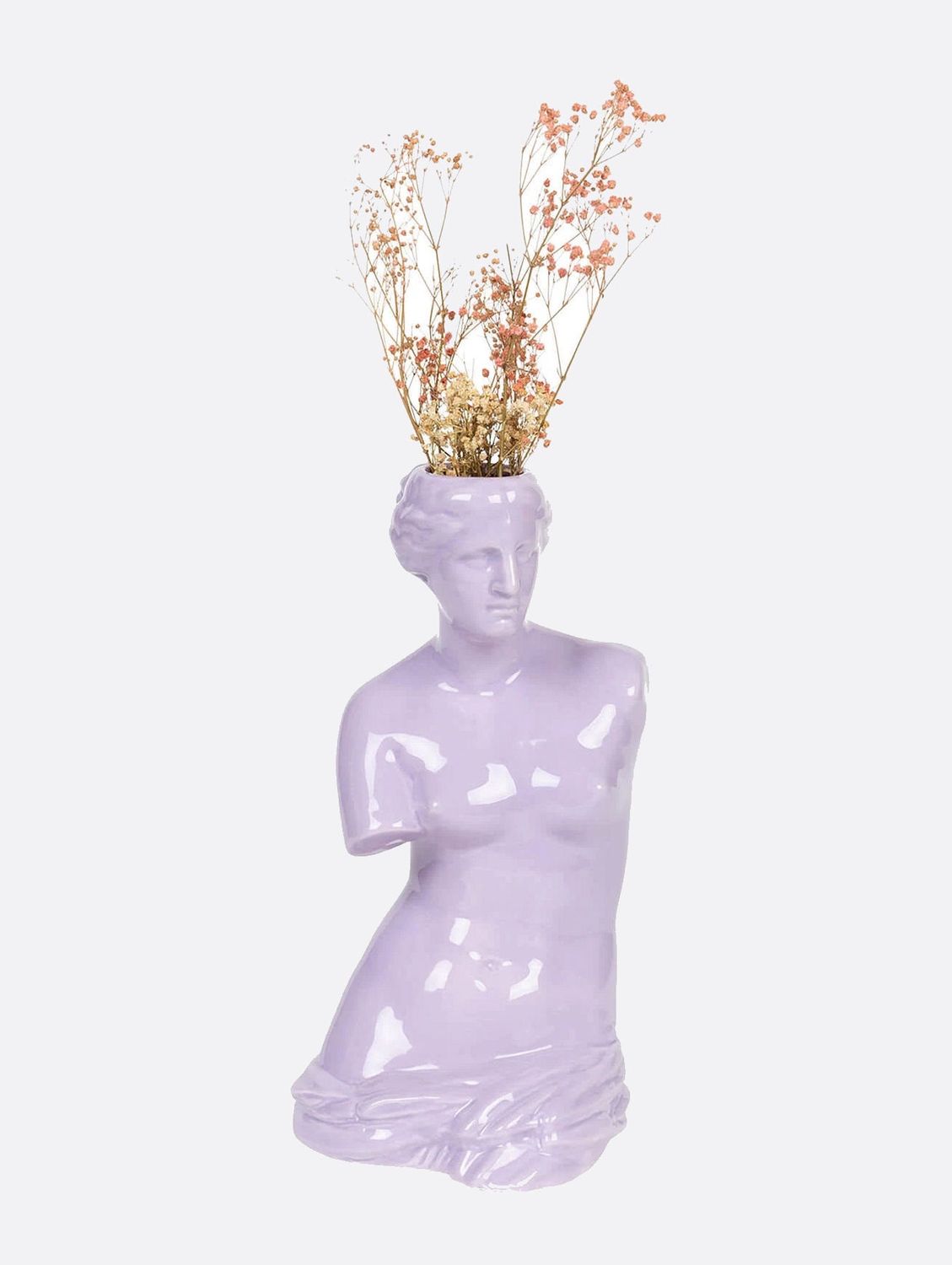 Lilac Purple Venus Body Vase