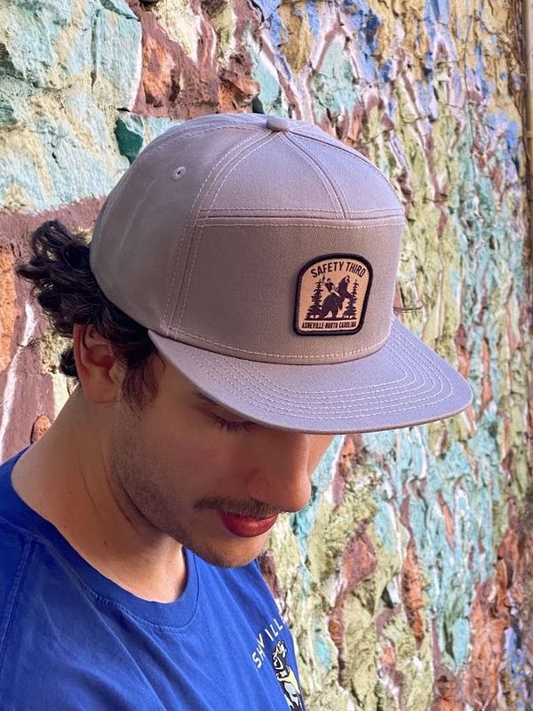 Safety Third Gray Flat Brim Hat