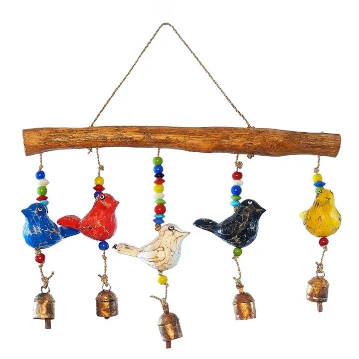 The Chirpy Five Birds Wind Chime