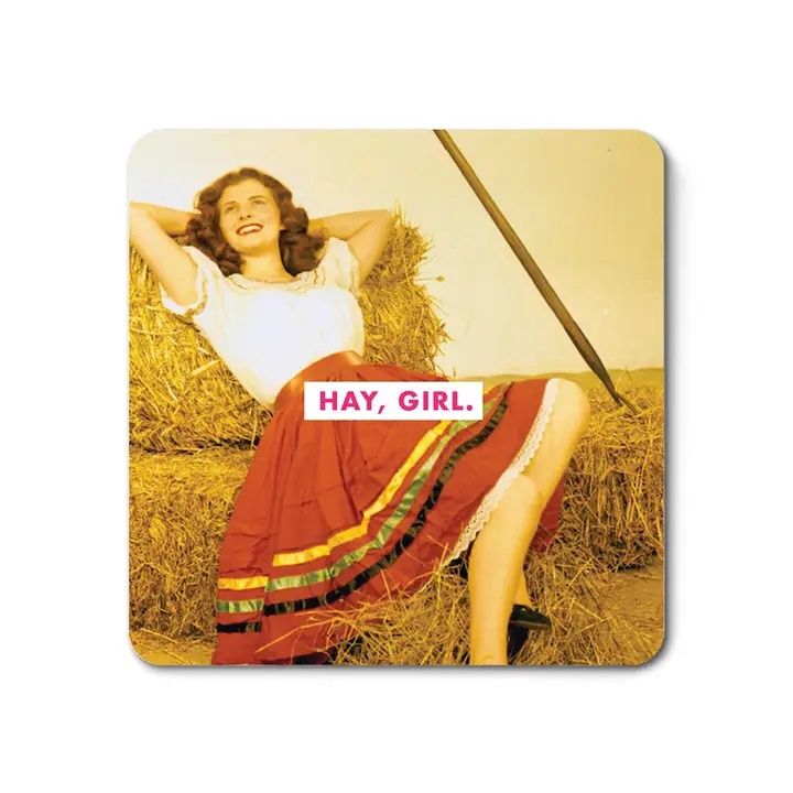 Hay Girl Magnet