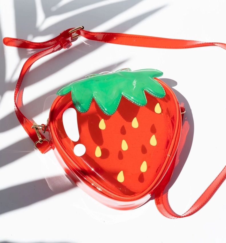 Jelly Strawberry Fruit Handbag