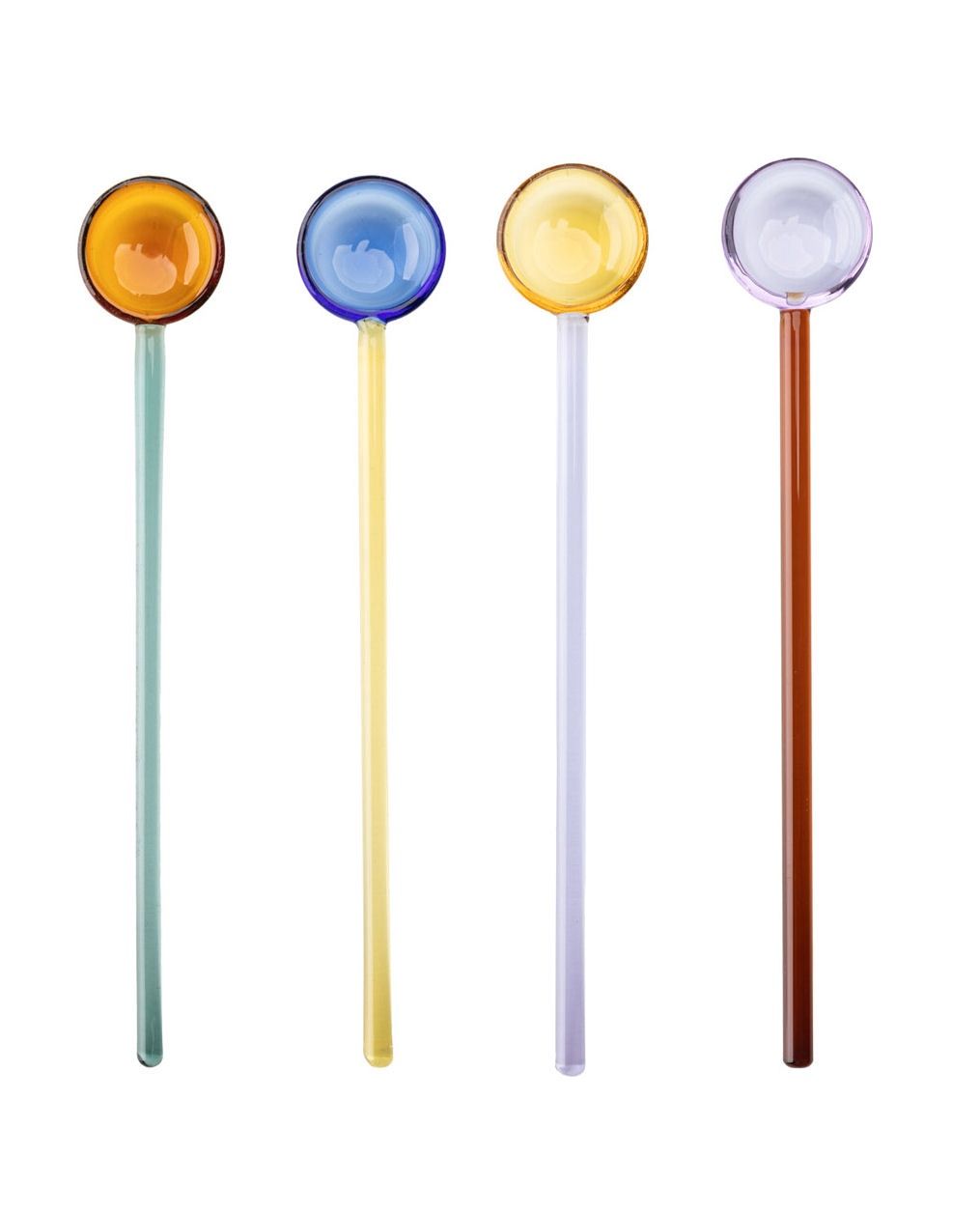 Glass Spoons Assorted
