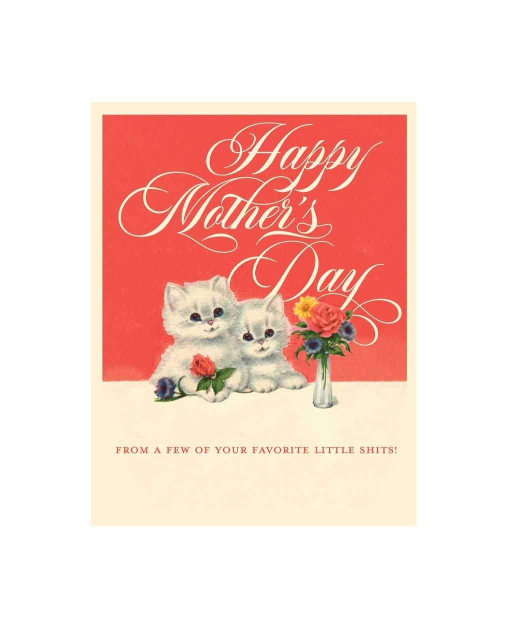 Happy Mother&#39;s Day From A Few Of Your Favorite Little Shits Card