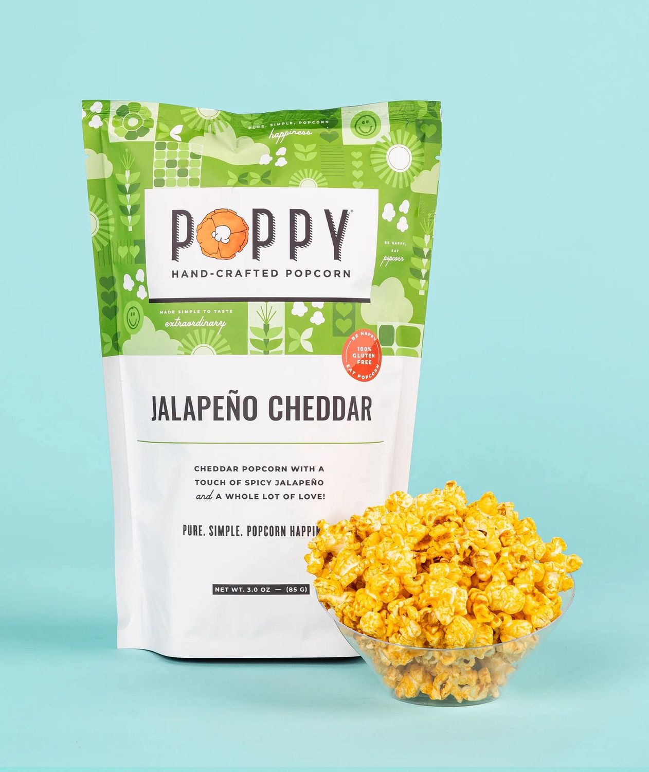 Jalapeno Cheddar Poppy Popcorn Market Bag