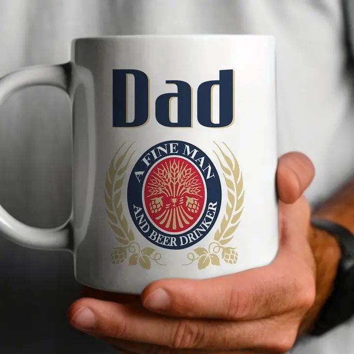 Dad Beer Parody Mug