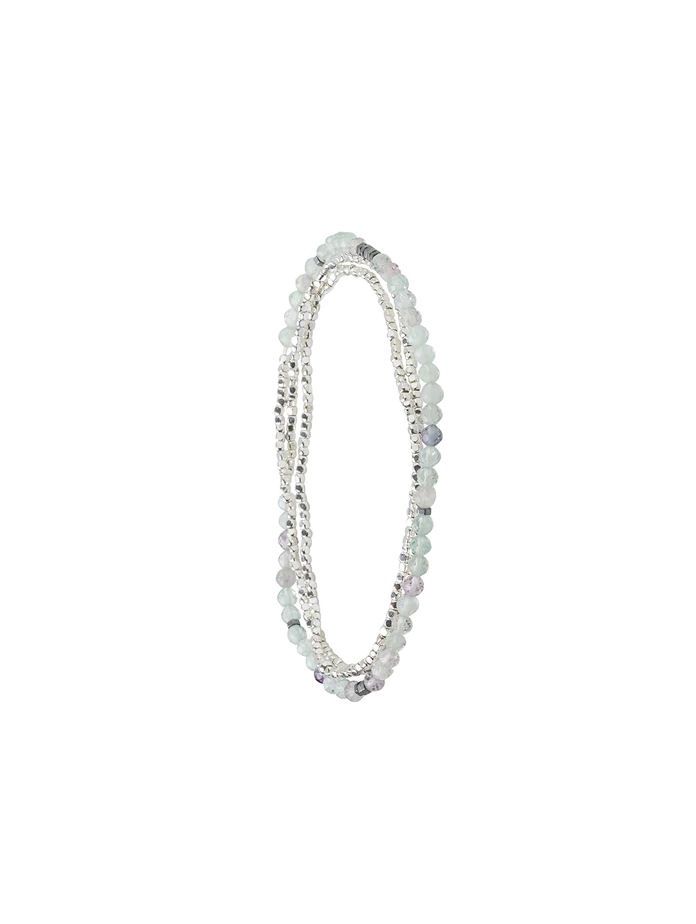Delicate Stone Fluorite - Stone of Brilliance Bracelet or Necklace