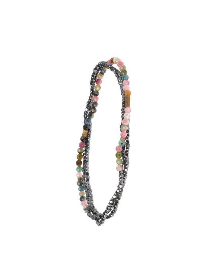 Delicate Stone Tourmaline - Stone of Healing Silver Bracelet or Necklace