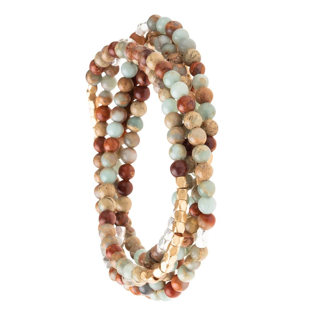 Aqua Terra - Stone of Peace Bracelet or Necklace