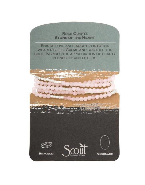 Rose Quartz  - Stone Of The Heart Bracelet or Necklace