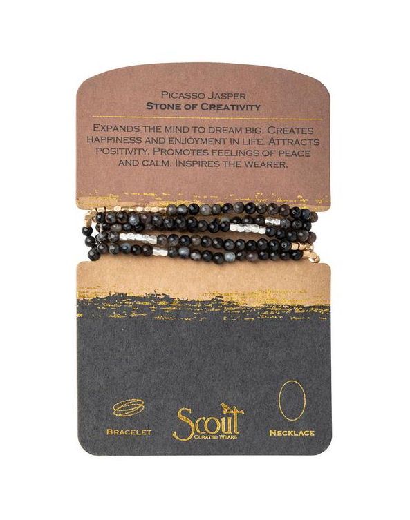 Picasso Jasper - Stone Of Creativity Bracelet or Necklace