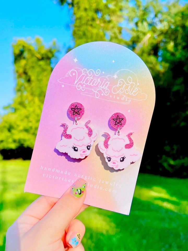 Devil Lamb Dangle Earrings