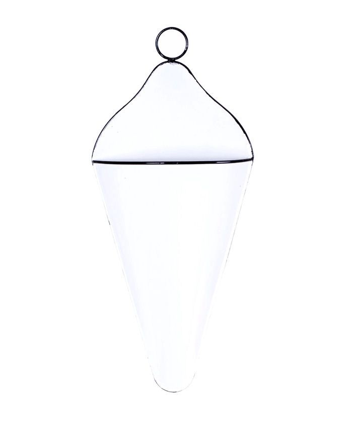 Metal Cone Wall Hanging Planter
