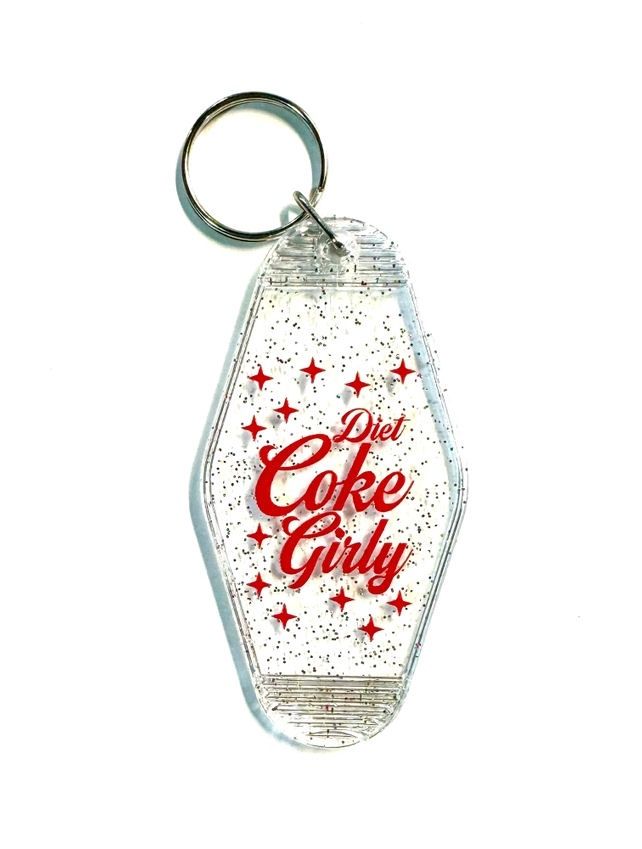 Diet Coke Girly Acrylic Keychain