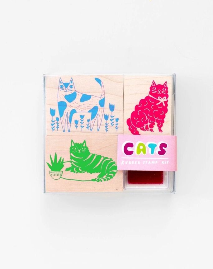 Cats Stamp Kit Set