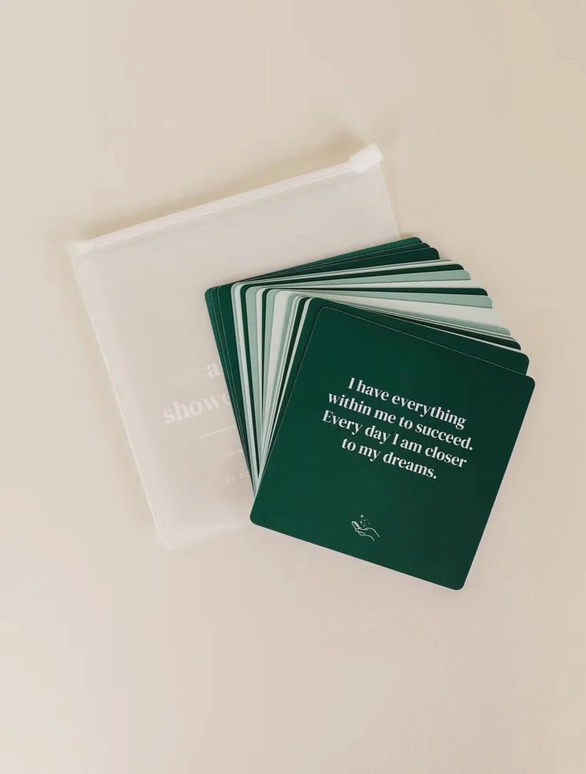 Abundance Shower Affirmation Cards