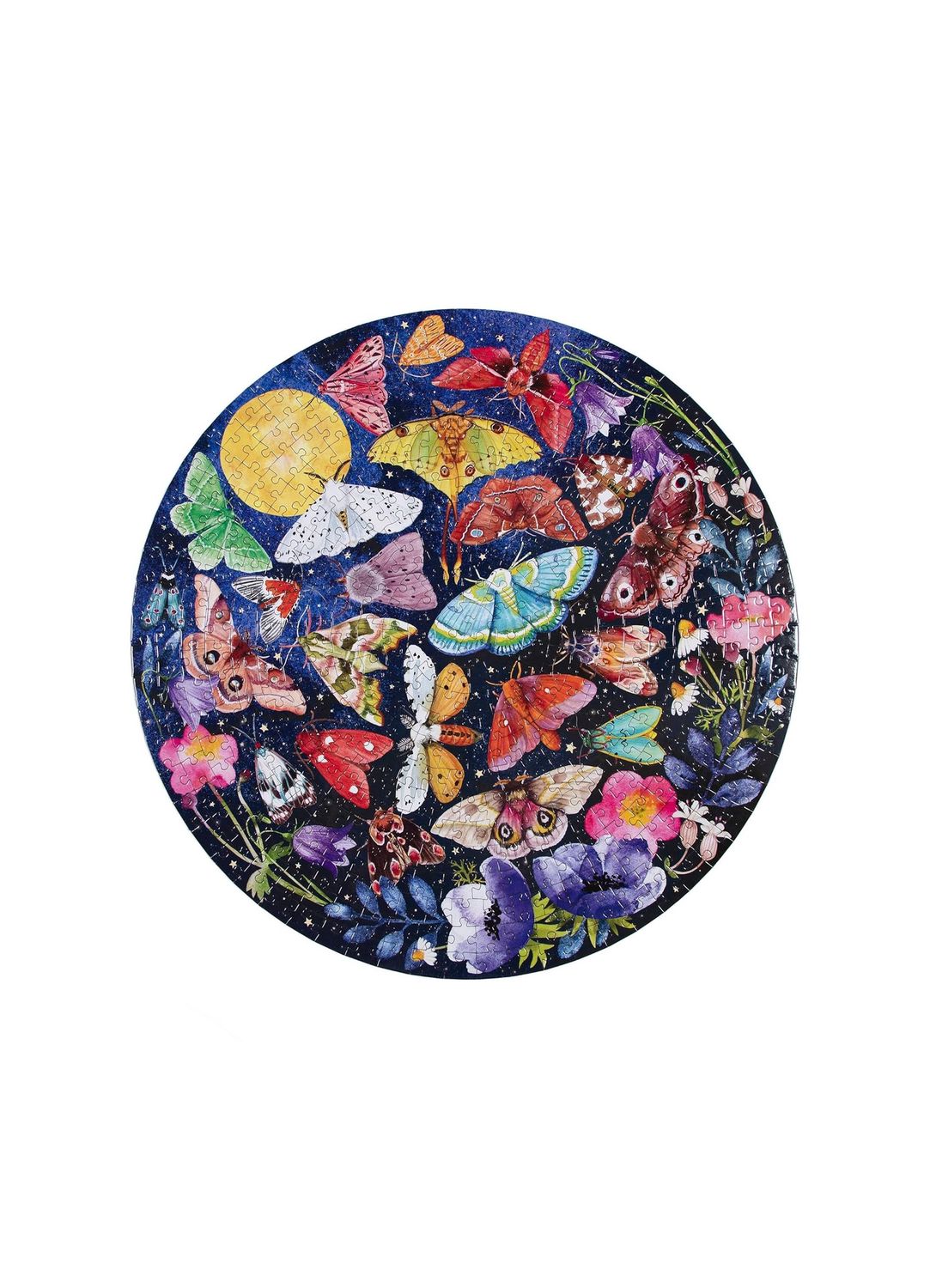 Moths 500 Piece Round Puzzle