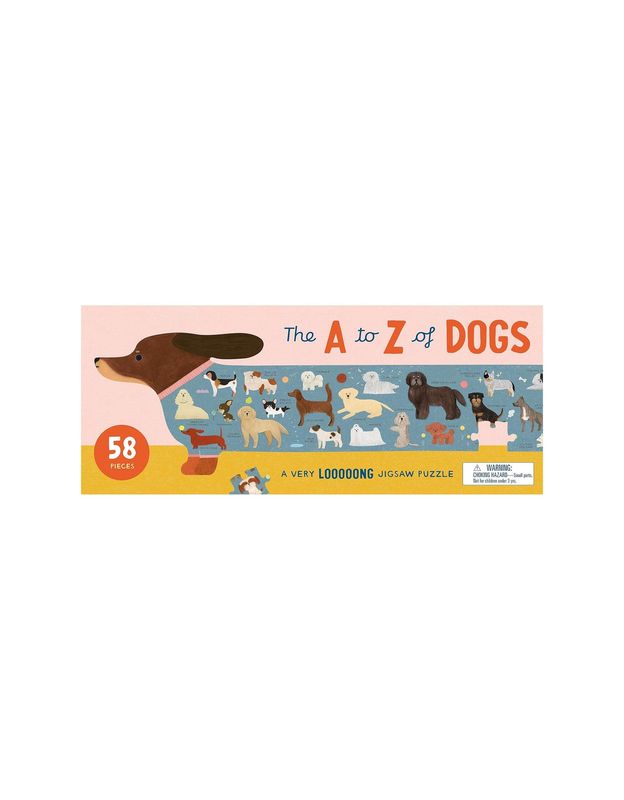 A To Z Of Dogs 58 Piece Puzzle
