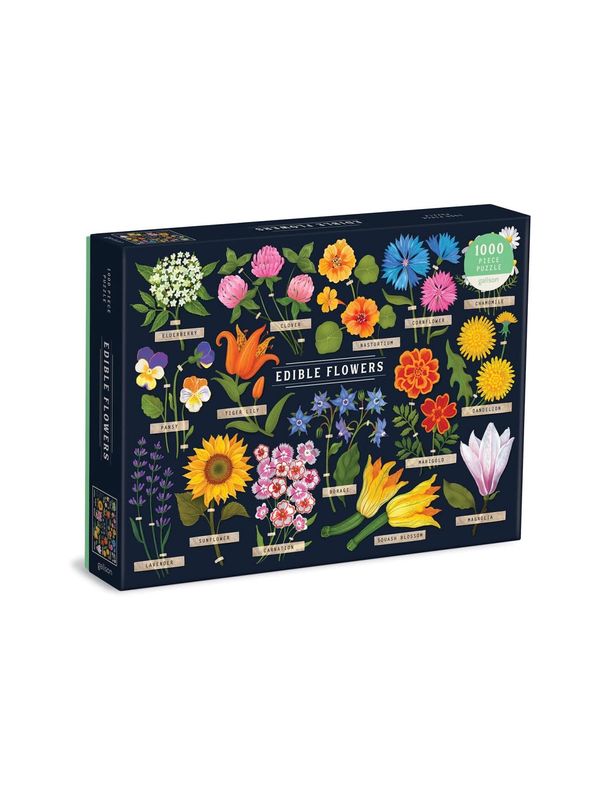 Edible Flowers 1000 Piece Puzzle