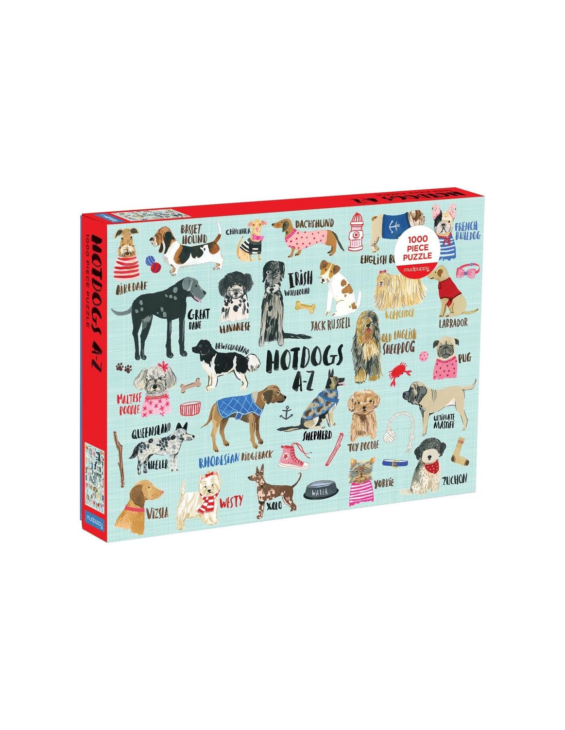 Hot Dogs A-Z 1000 Piece Puzzle
