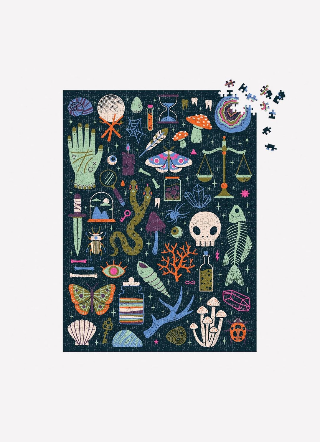 Occult And Curious Glow In The Dark 1000 Piece Puzzle